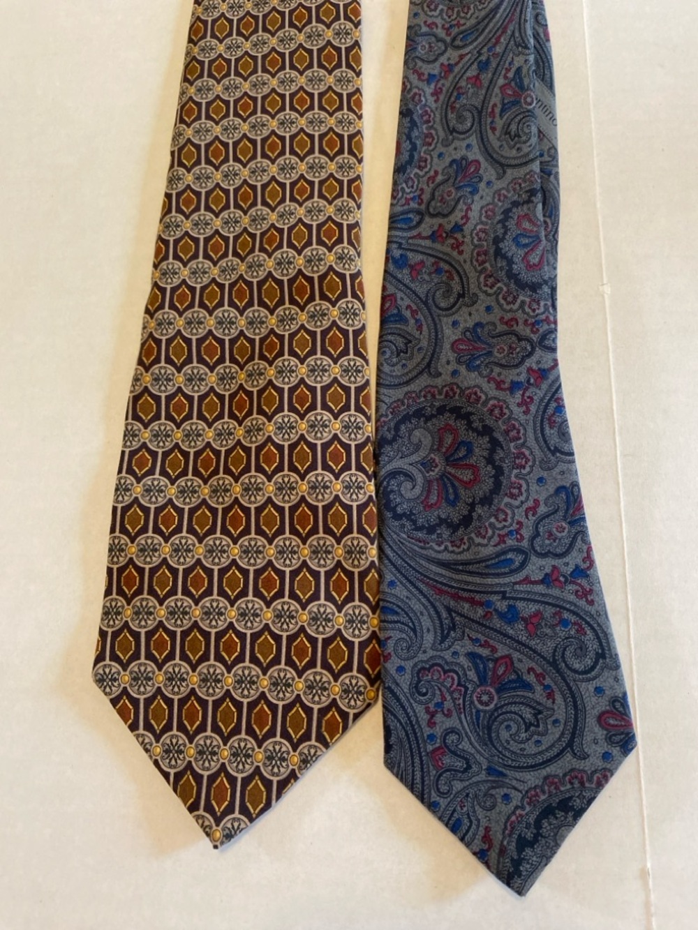 Vintage Valentino Cravatte silk Ties